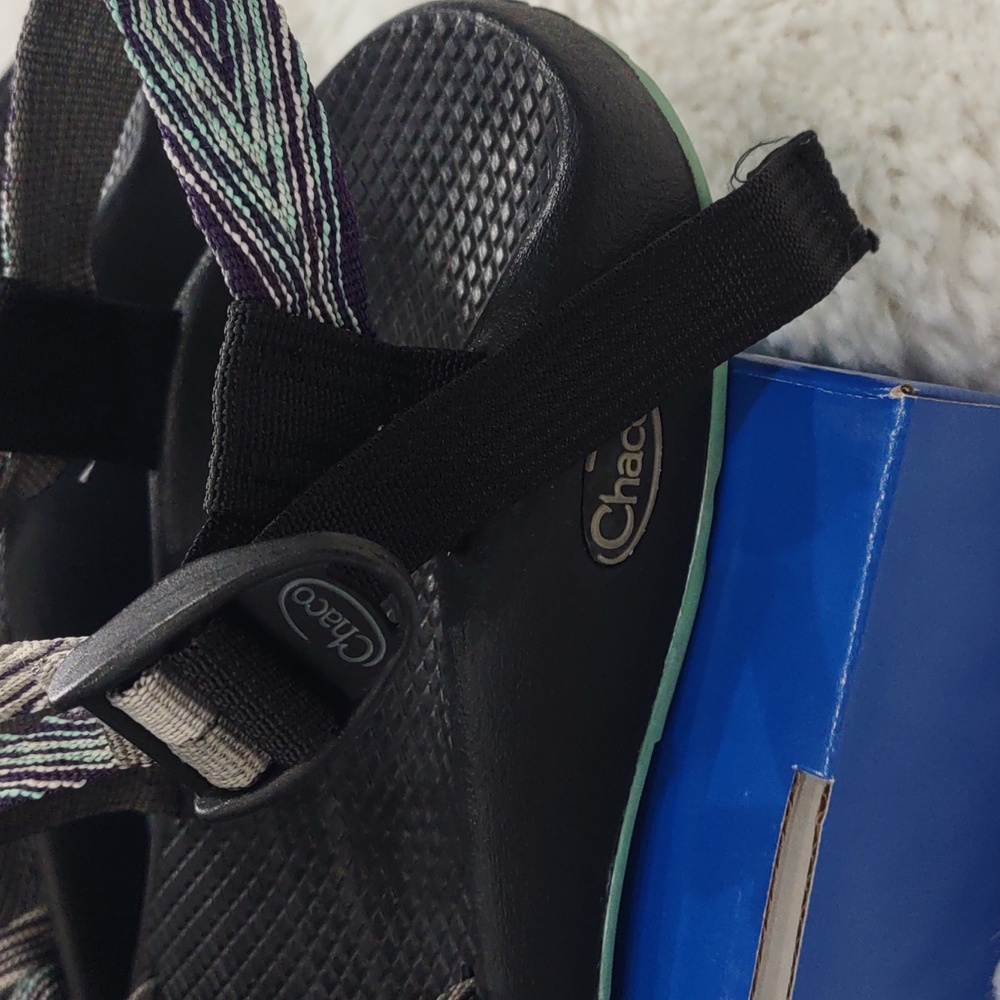 Chaco , Size W10,Black and Gray Strappy Sandals - Picture 6 of 16